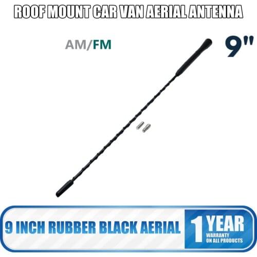 9" Car Roof Antenna AM/FM Radio Aerial Signal Amplifier Accessory for Volkswagen Mercedes-Benz Audi