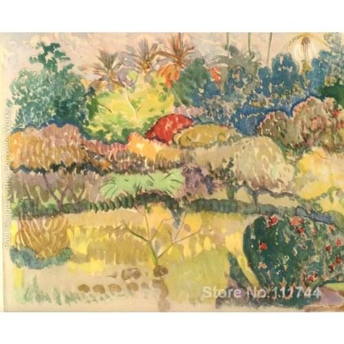 Watercolor 23 Paul Gauguin famous paintings oil canvas reproduction High quality Hand painted