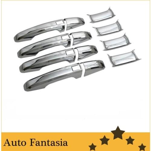 Chrome Handle Cover with Keyless Access and Inner Door Surround Trim Combo- for Range Rover Evoque