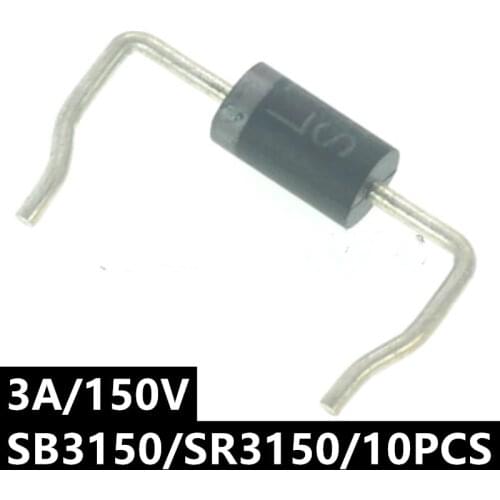 Imported stereotyped pin SB/SR/MBR/3150 5150 5200 Schottky diode (10 pcs)