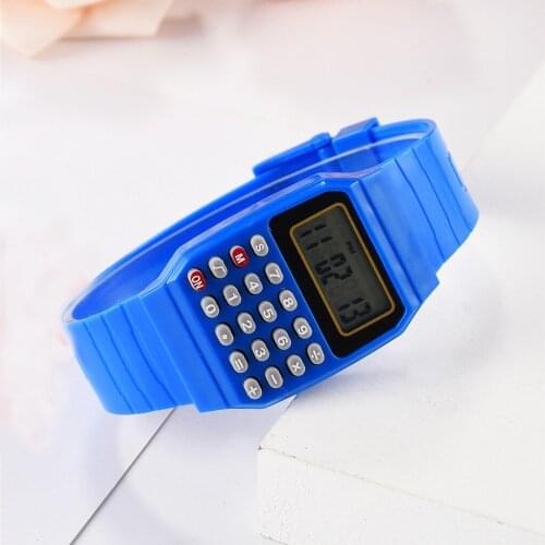 Calculator for children clock with Calculator watch mini Electronic scientific calculadora Multi-Function calculatrice kawaii