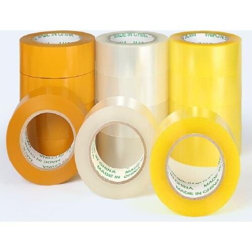 60 Meters High Viscosity Clear Adhesive Tape Box Carton Sealing Packing Tape DIY Mounting Fixing Tape OPP Package Adhesive Tape