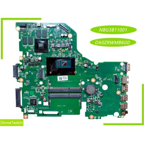Best Value NBG3B11001 for Acer Aspire E5-574G F5-572G V3-575G Laptop Motherboard DA0ZRWMB6G0 I5-6200U N16V-GM-B1 DDR3 100%Tested
