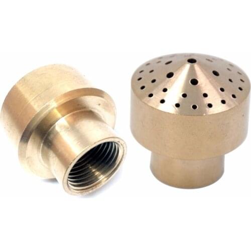 5 Size Female Thread Copper Fireworks Ornamental Fountain Nozzle Sprinkler Garden Decoration Landscape Sprinklers Orchid Nozzle