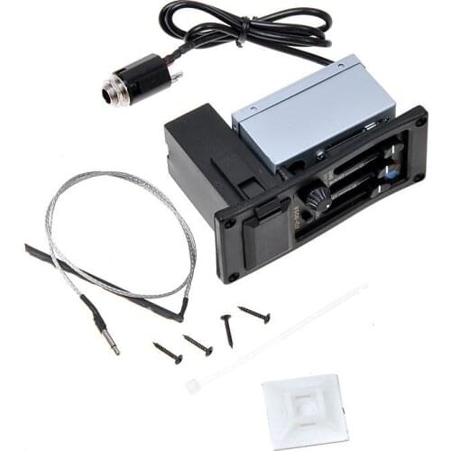 NEW 3 Band Acoustic Guitar Preamp EQ Equalizer Piezo Pickup 505R=704