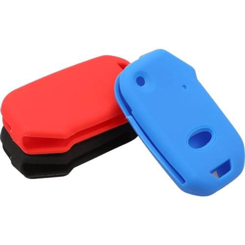 Kutery 10X Flip Remote Coloful Silicone Car Key Shell For Kia Sorento Sportage R Stinger Ceed CD Cerato Forte Protector Replace