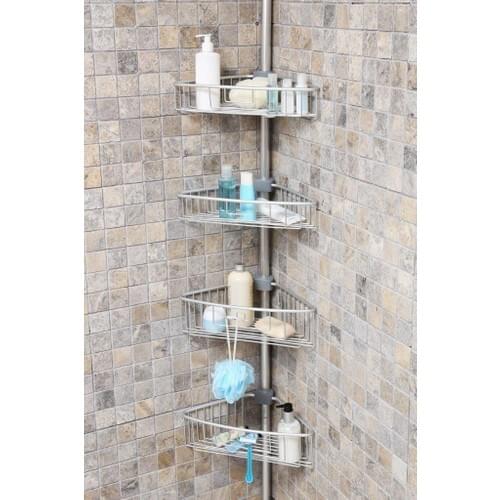 Primanova Aluminum Shelves Spring Corner Rack M-N29-30