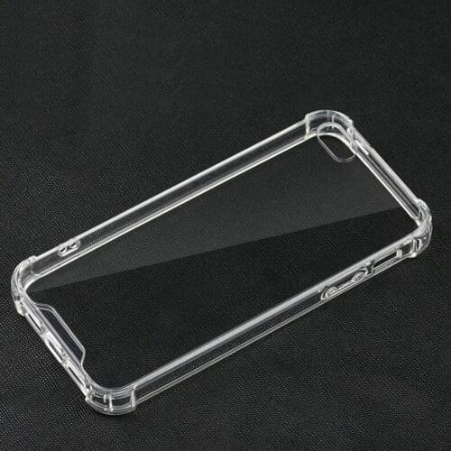 100PCS/LOT,Shockproof Clear Transparent PC Back TPU Bumper Scratch Protection Case Cover for iPhone SE (2020 RELEASE)