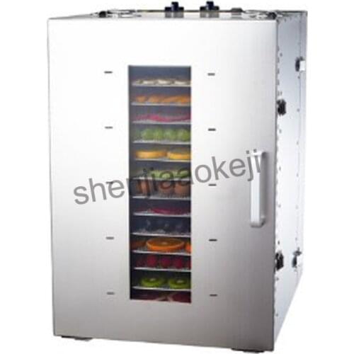 ST-02 16-layer Food Dehydrator Stainless Steel Commercial Dried Fruit Machine Meat Dryer Food Dehydrated Machine 1500w 1pc