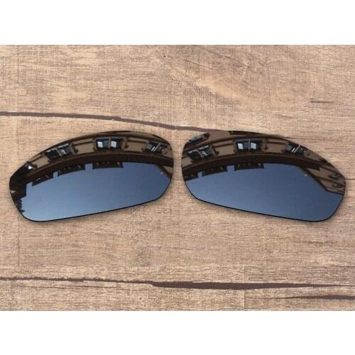 Vonxyz Black Mirror Polarized Replacement Lenses for-Oakley Blender Frame