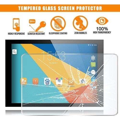 For Teclast X10 Tablet Tempered Glass Screen Protector 9H Premium Scratch Resistant Anti-fingerprint HD Clear Film Cover