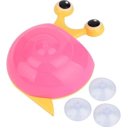1Pc Cartoon Snail Shape Powerful Sucker Toothbrush Holder detachable Toothpaste Holder Suction Hook Tooth Brush Cup Bathroom Set