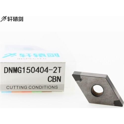 1pcs DNMG150404 2T DNMA150608 DNGA150604 tip PCBN lathe insert knife CBN insert for CNC external turning tool