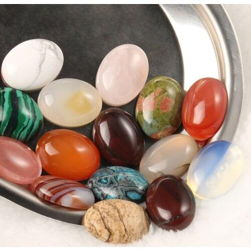 10pcs Mixed Oval Round CAB CABOCHON Turquoise Amethyst Agates Stone Beads For Jewelry Making DIY Handcrafted Jewelry Making Ring