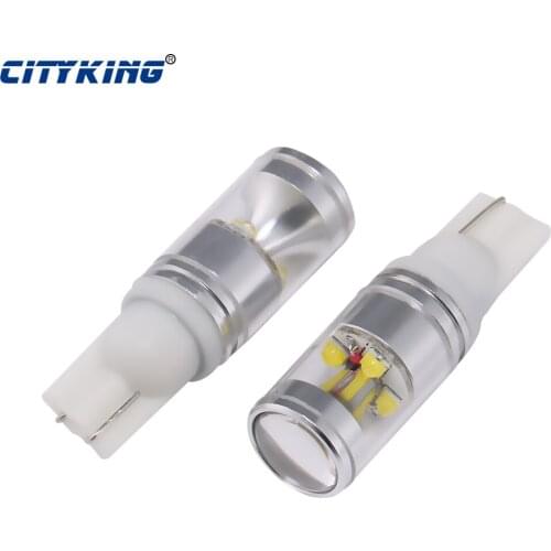 10PCS T15 T10 30W White CREE Chips led Lights,Universal led t10 t15 Turn signals,Parking/Back-Up light,W5w 194 168 2825 921 T10