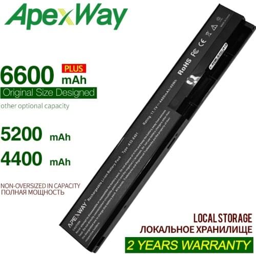 ApexWay 4400mAh 11.1V A32-X401 Laptop Battery For ASUS X301 X301A X401 X401A X501A A31-X401 A41-X401 A42-X401