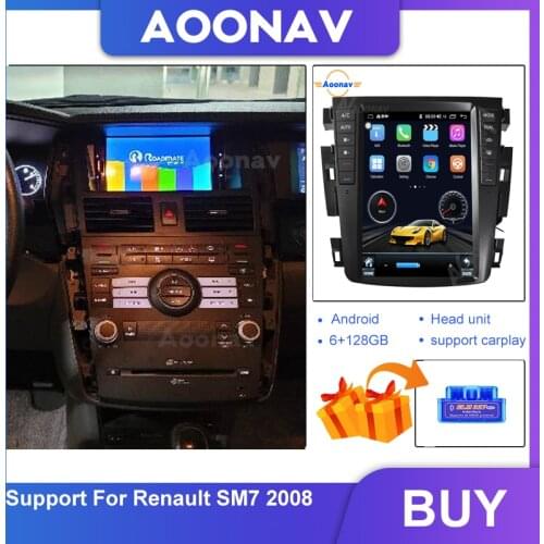 10.4 inch Car Radio Multimedia Player For Renault SM7 2008 Car Gps Navigation Dvd Player Tape Recorder