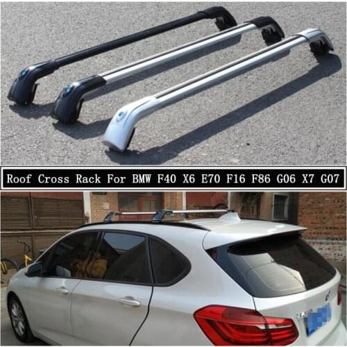 Roof Rack For BMW F40 X6 E70 F16 F86 G06 X7 G07 Aluminum Alloy Rails Bar Luggage Carrier Bars top Cross bar Racks Rail Boxes