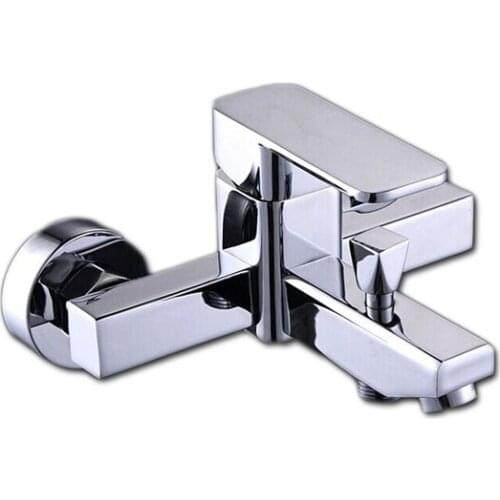 Free shipping 2015 new product in-wall mounted bathroom shower faucet with single lever bathroom shower faucets