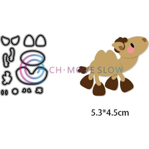 CH Small Camel Metal cutting dies stencil Greeting Card Decoration DIY Scrapbooking Scrapbook Paper Photo Album