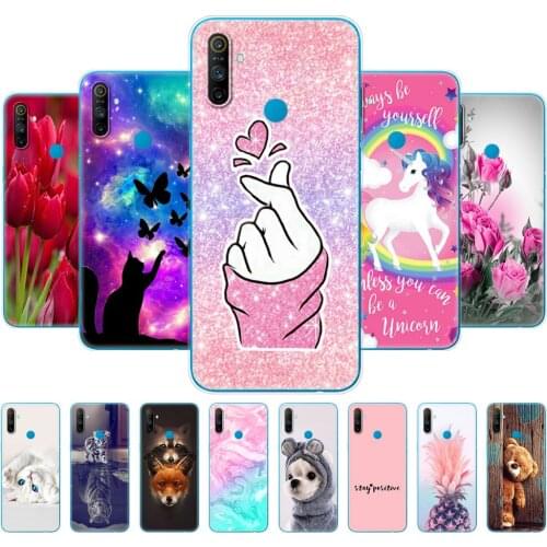 For Realme C3 Case 6.5 inch Soft Silicon TPU Back Phone Cover For OPPO Realme C3 RMX2020 C 3 RealmeC3 Full Protection Coque Capa