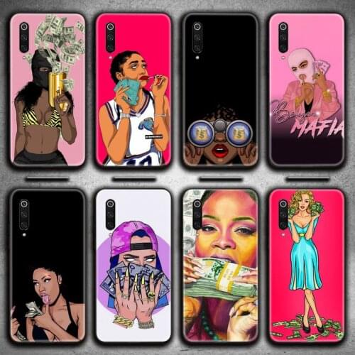 Pop art girl with cash Phone Case for Xiaomi Mi Note 10 Lite Mi 9T Pro xiaomi 10 10 CC9 Pro