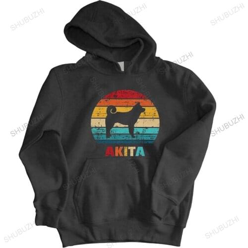 Cotton hoodie male hoodies Vintage Akita Inu hoodie Japanese Pet Dog Lover fashion brand winter hoodies