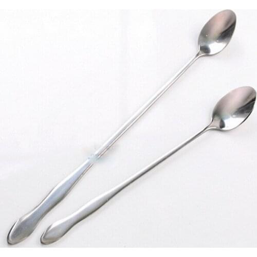 Korea creative skillet spoon stainless steel mixing spoon stirring espresso little coffee spoon set