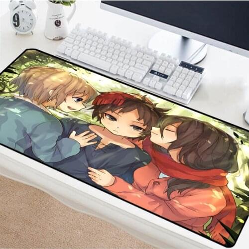Mairuige Anime series desk pad three little girls exquisite mouse pad home computer notebook multi-size keyboard pad