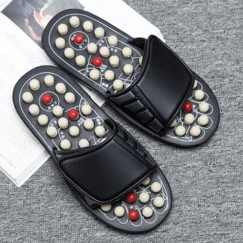 Acupoint Massage Slippers Sandal For women Feet Chinese Acupressure Therapy Medical Rotating Foot Massager Shoes Unisex hh155