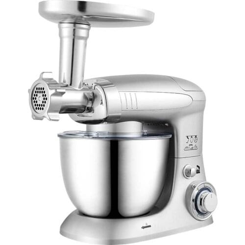 4L large bowl Electric Food Mixer 6-speed Kitchen chef machine Egg Whisk Dough Cream Blender juicer meat grinder mincer homeuse