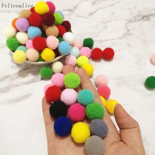 20g 8/10/15/20/25/30mm Mini Fluffy Pompom Mixed Color Soft Pom Pom Balls For Wedding Home Decoration DIY Toys Craft