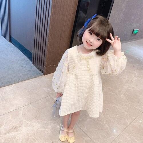 Girl Dress Kids Baby Gown 2021 White Spring Autumn Toddler Formal Party Outfits Sport Teenagers Dresses Cotton Children Clothing
