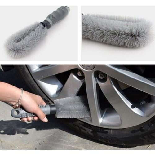 Car tire washing brush for Peugeot RCZ 206 207 208 301 307 308 406 407 408 508 2008 3008 4008 5008 AUTO Accessories
