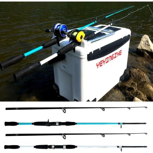 GHOTDA Lure Fishing Rod Carbon Fiber Rod Spinning Travel Rod Carp Fishing Tackle 1.5M 1.8M