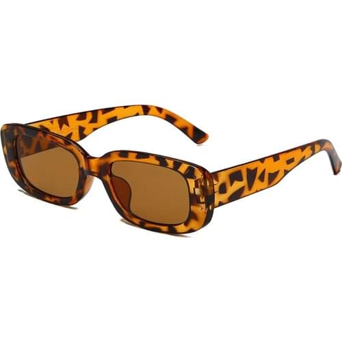 Retro European and American Fashion Square Frame Sunglasses Men and Women Personality Simple Travel Glasses Dust-proof Eyeglass