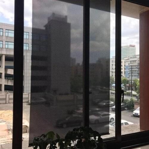 Curtain Temporary Blinds Portable Drape For Door Window Home Office Shop Free-Perforated Balcony Suction Cup Sunshade Blackout