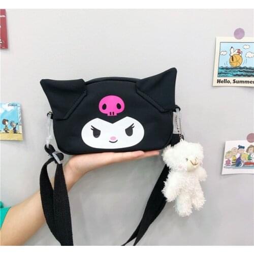 Sanrio Melody cute messenger bag female summer 2021 shoulder bag girl coin purse large capacity Cinnamon dog mobile phone bag