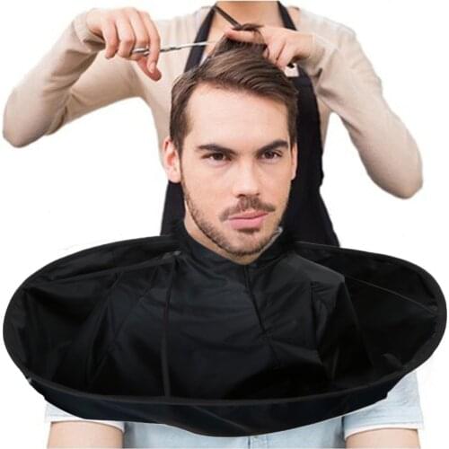 DIY Hair Cutting Cloak Umbrella Adult Foldable Hair Cape Salon Waterproof Barber Salon And Home Special Hair Styling Using