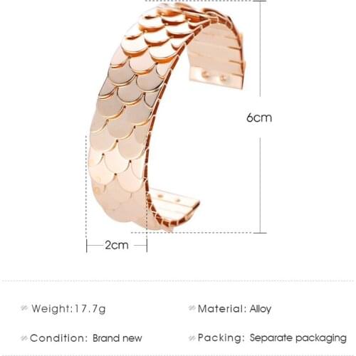 1Pcs Metal Sequin Bracelet for Women Minimalism Adjustable Opening Cuff Bangle Female Creative Party Alloy Charm Sequin Bracelet