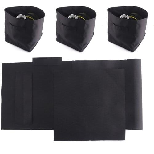 10.5"x10.5"x11" DIY storage cubes accessories black storage bins Baskets with handles Oxford cloth Collapsible Polyester fabric