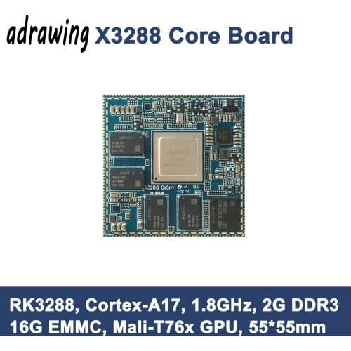 ARM Cortex-A17 Quad Core RK3288 X3288 Development Board 2G DDR3 16G EMMC Support Android4.4 Android5.1