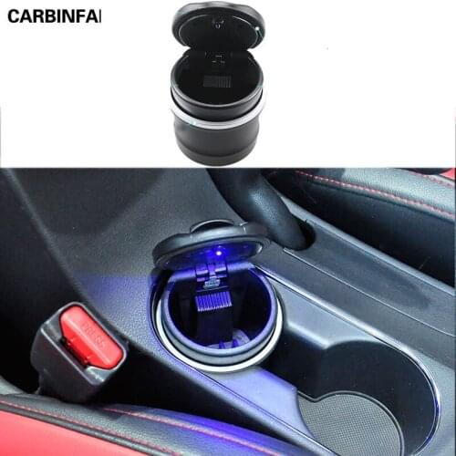 Car Accessories LED Car Ashtray Dedicated ashtray Interior decorative Car Stylings For Hyundai Elantra sonata IX25 2016-2018