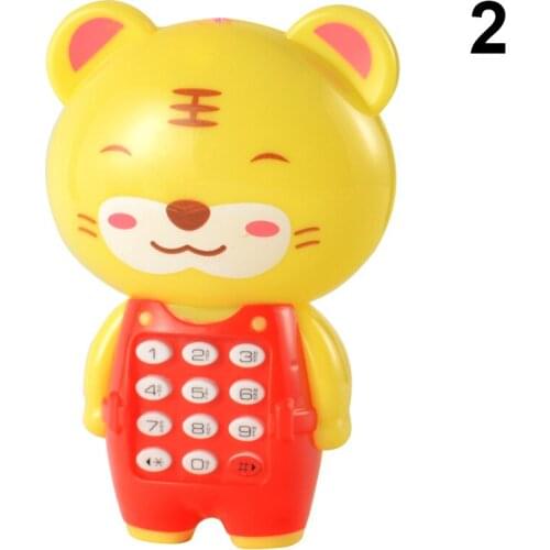 Baby Electronic Phone Toy Children Cartoon Light Flashing Music Mobile Phone Toy NSV775