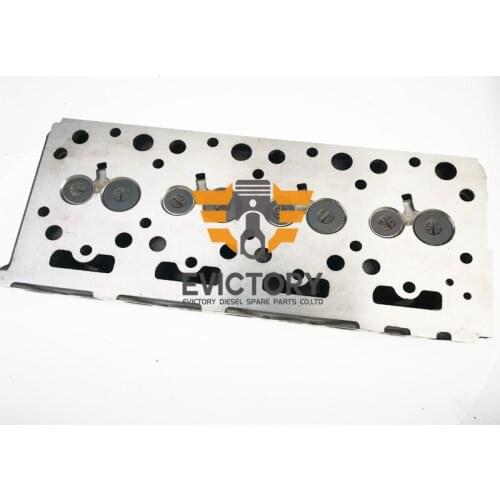 For Kubota V1305-T cylinder head assy + piston ring + full cylinder gasket kit