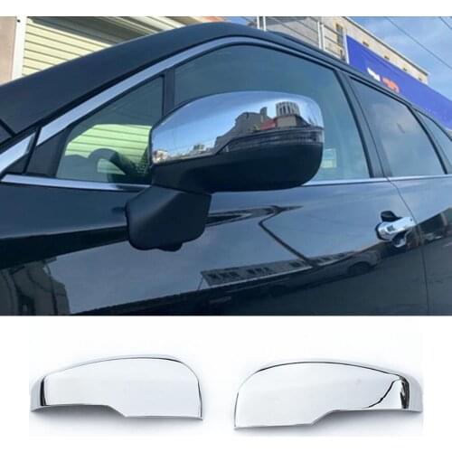 For Subaru Forester 2018 2019 2020 ABS Chrome Decoration Car Stick Rear View Rearview Side Glass Mirror Cover Trim Frame