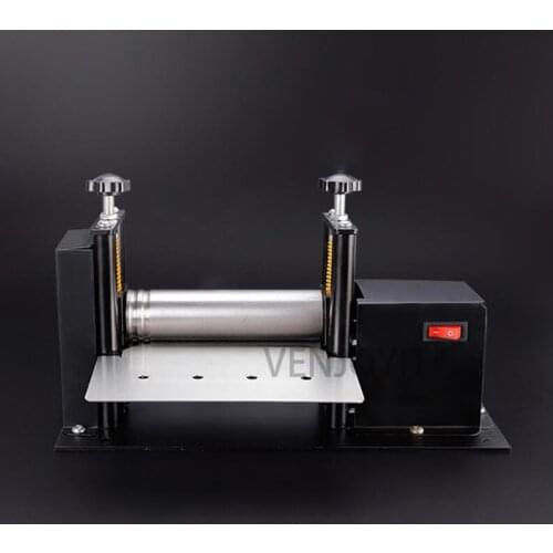 Electric small leather draw machine, manual glue dispenser machine, leather press laminating machine