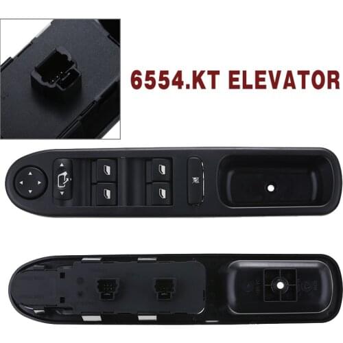 1pc Master Power Window Control Switch Electric For Peugeot 307 Brake 3E CC 3B SW 3H 6554.KT 6554KT Accessories