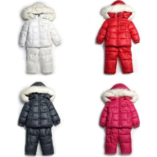 2019 new Winter children clothing sets girls Warm parka down jacket for baby boys clothes childrens coat snow wear kids suit