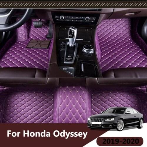 Mats For Honda Odyssey 2020 2019 (7 seats) Car Floor Mats Auto Carpets Interiors Accessories Custom Made Covers Luxury Rugs